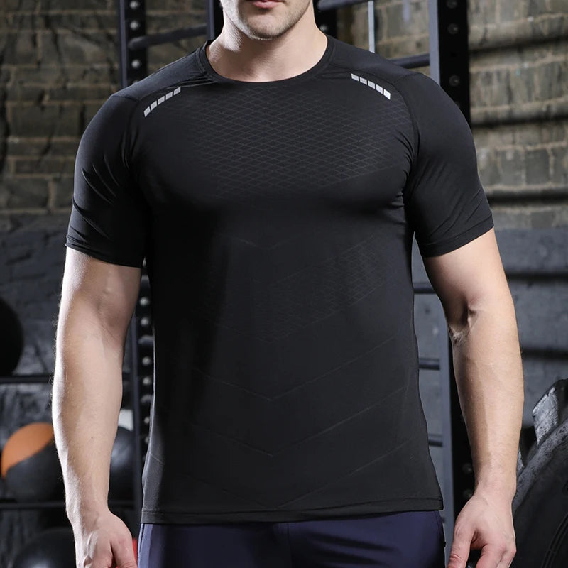 T-shirt Léger Sport Homme Manches Courtes