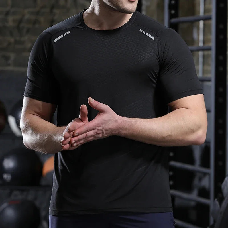 T-shirt Léger Sport Homme Manches Courtes