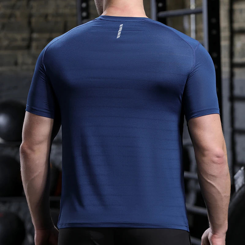 T-shirt Léger Sport Homme Manches Courtes