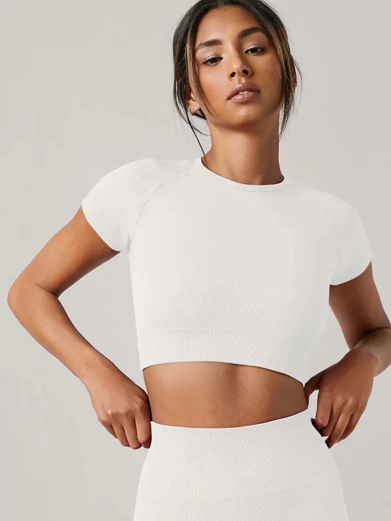 T-Shirt Court Fit Femme