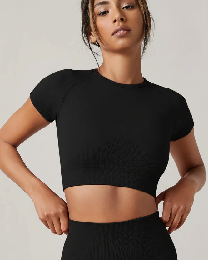 T-Shirt Court Fit Femme