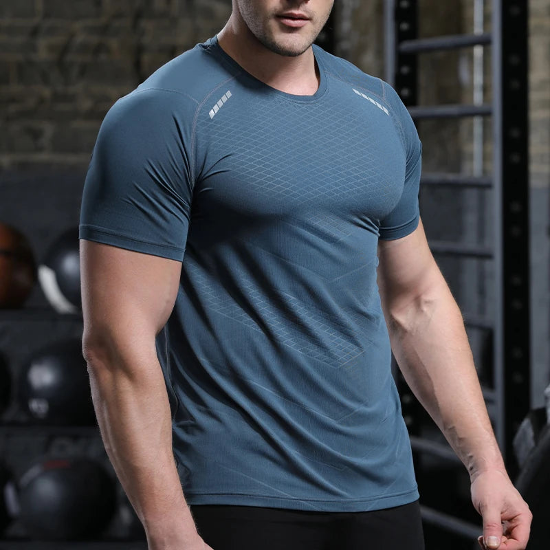 T-shirt Léger Sport Homme Manches Courtes