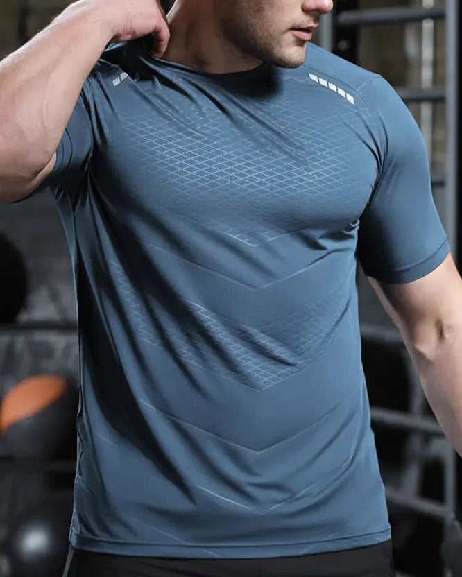 T-shirt Léger Sport Homme Manches Courtes